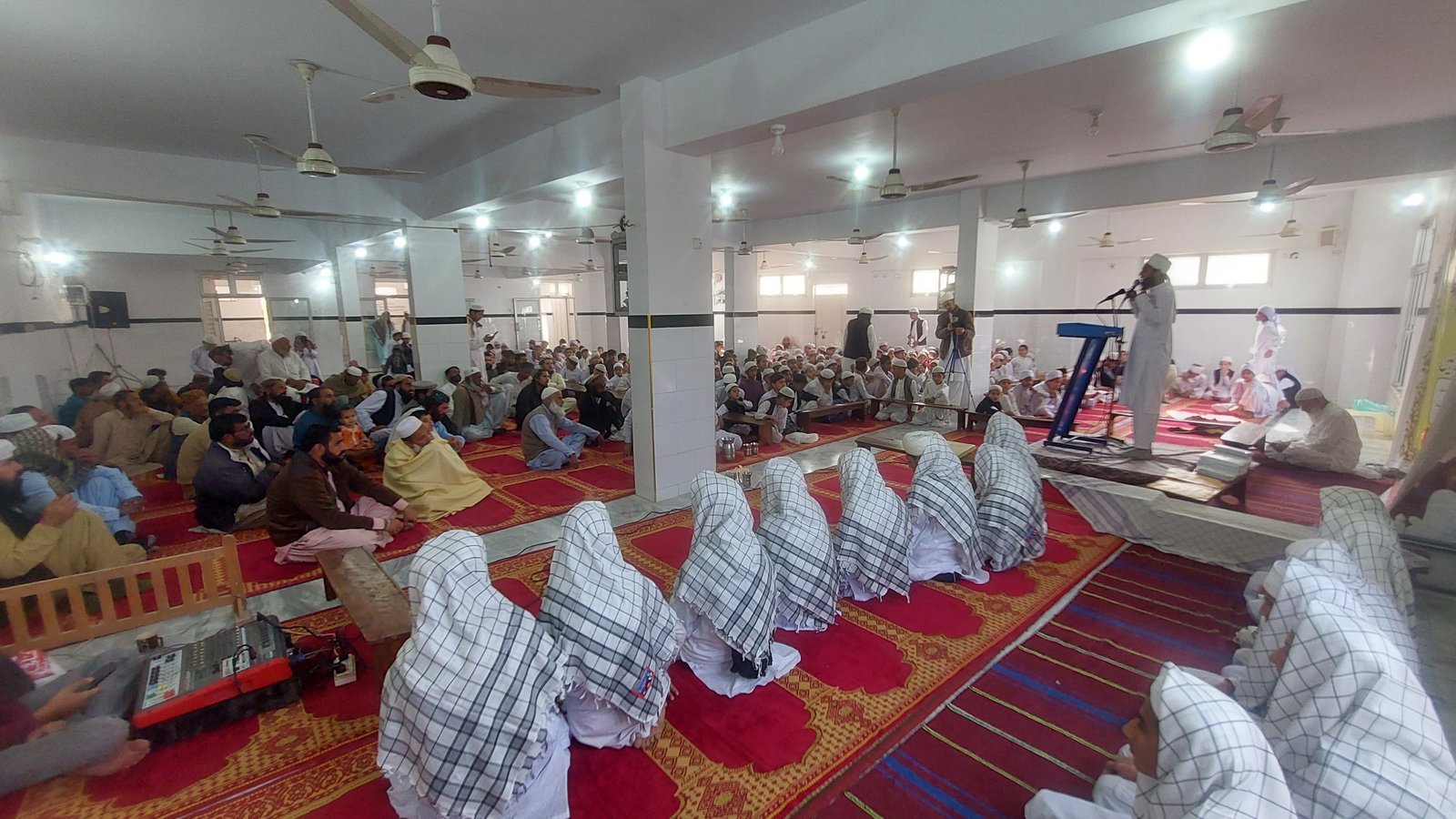 Students, teachers, families, and community members gathered for a Madrassa completion ceremony